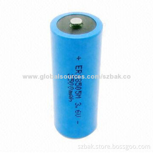 3.6V Primary Lithium Battery for Smart Meters, GPS with 3,500mAh Capacity